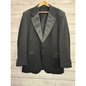 Vintage Bliss Blass Men's Wool Blazer 100% Pure Wool Large/XL Elegant Wear